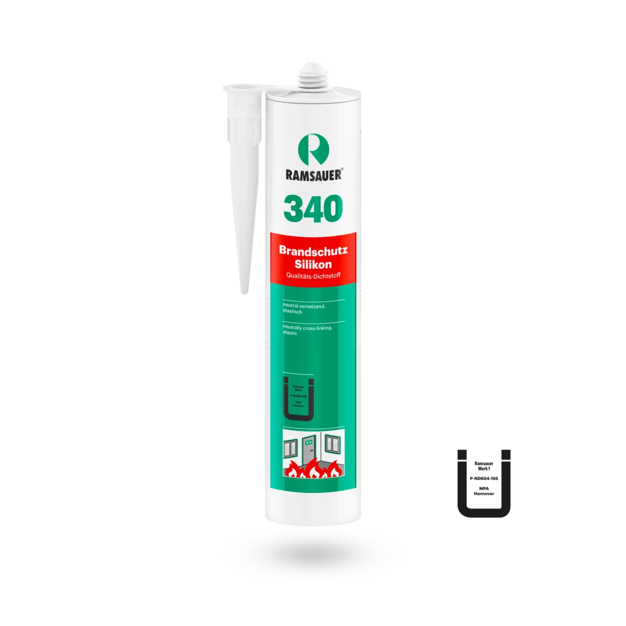 Ramsauer 340 fire protection silicone, 310 ml Ramsauer 340 fire protection silicone, 310 ml