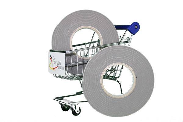 Joint sealing tape 10/3-6 mm, grey, 8 m Joint sealing tape 10/3-6 mm, grey, 8 m