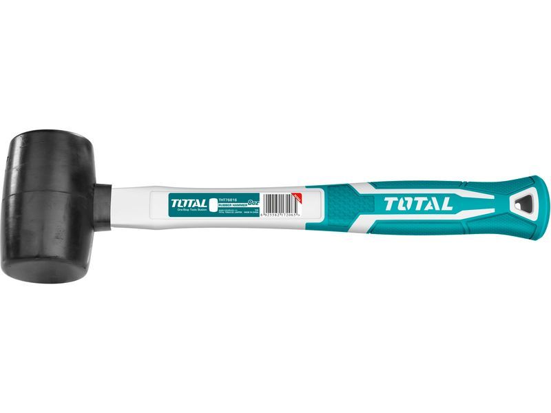 Black rubber mallet, 220g