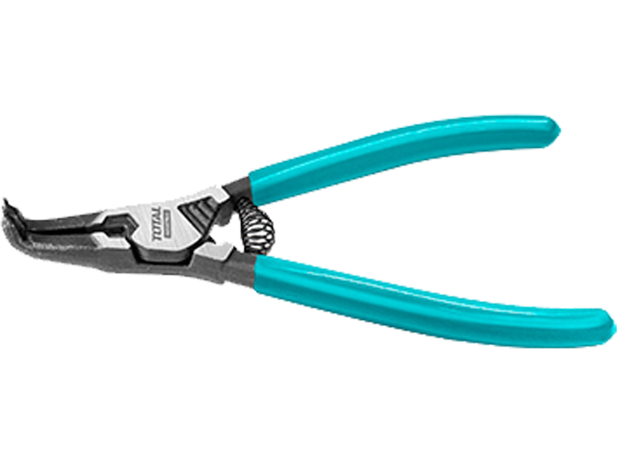 Total circlip pliers, curved, 180mm, industrial Total circlip pliers, curved, 180mm, industrial