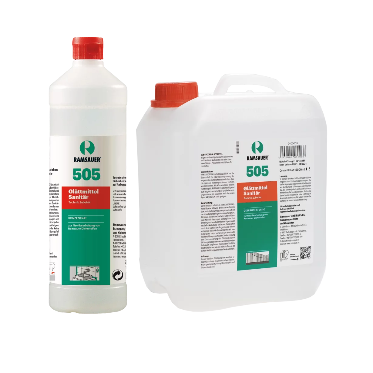 Ramsauer 505 Smoothing agent sanitary 1000 ml Ramsauer 505 Smoothing agent sanitary 1000 ml