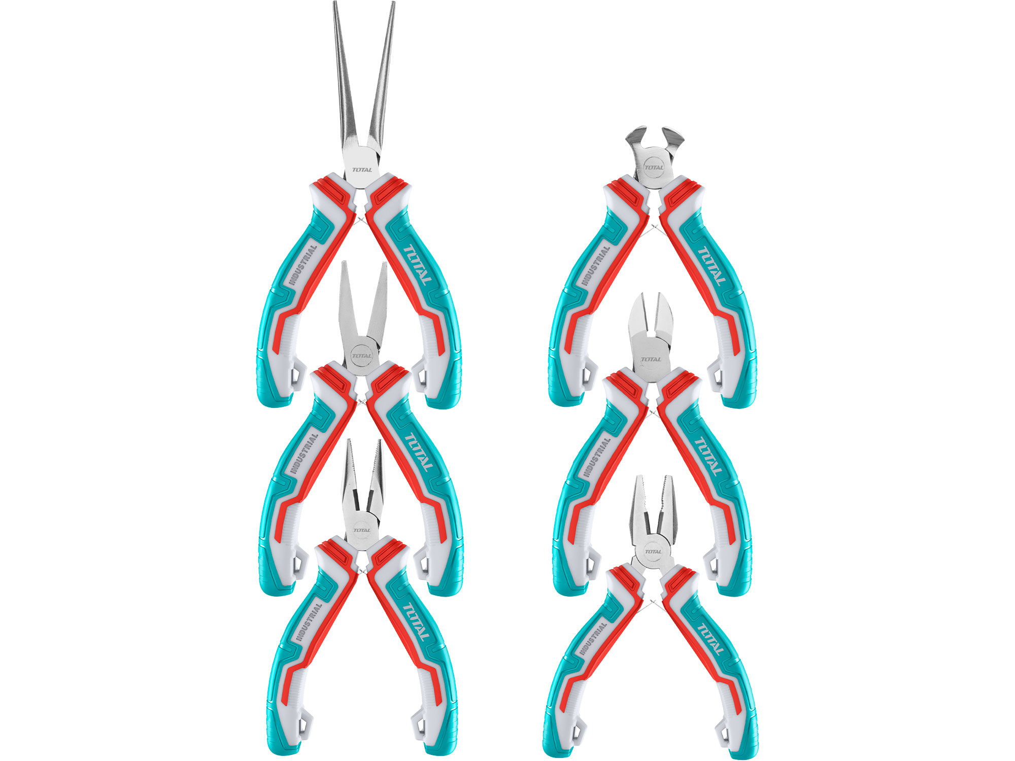Total Pliers mini, set of 6 Total Pliers mini, set of 6