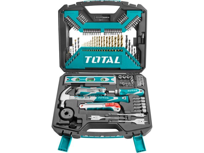 Total Set of tools and drill bits, 120 pcs, HSS Total Set of tools and drill bits, 120 pcs, HSS
