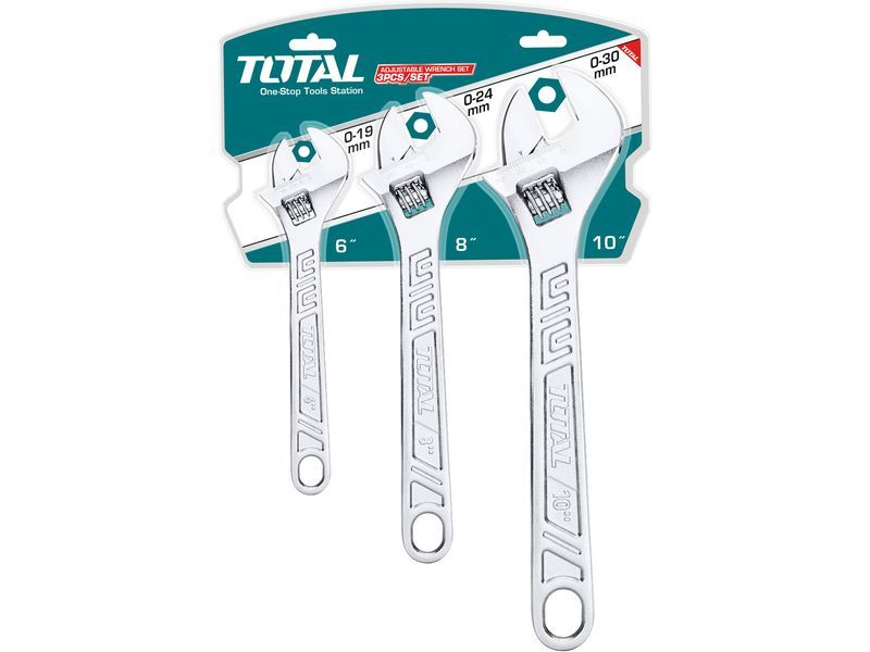 Combination spanner, set of 3, carbon steel