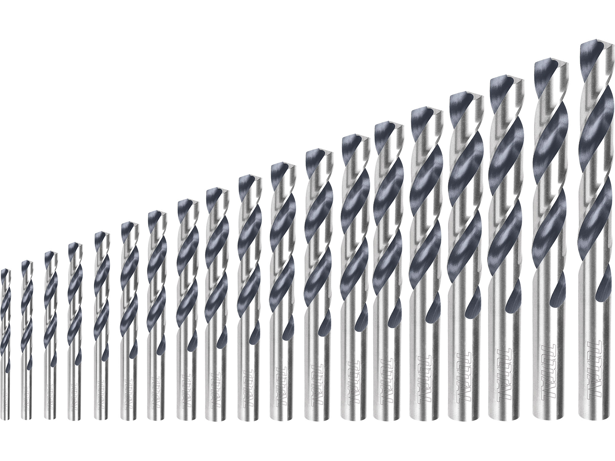 Drill bits for metal, set of 19 pieces, HSS Drill bits for metal, set of 19 pieces, HSS