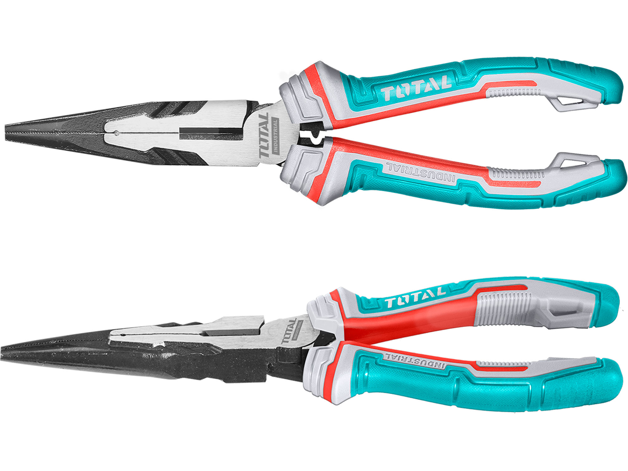 Total Half-round pliers, straight, industrial, 200 mm, CrV Total Half-round pliers, straight, industrial, 200 mm, CrV