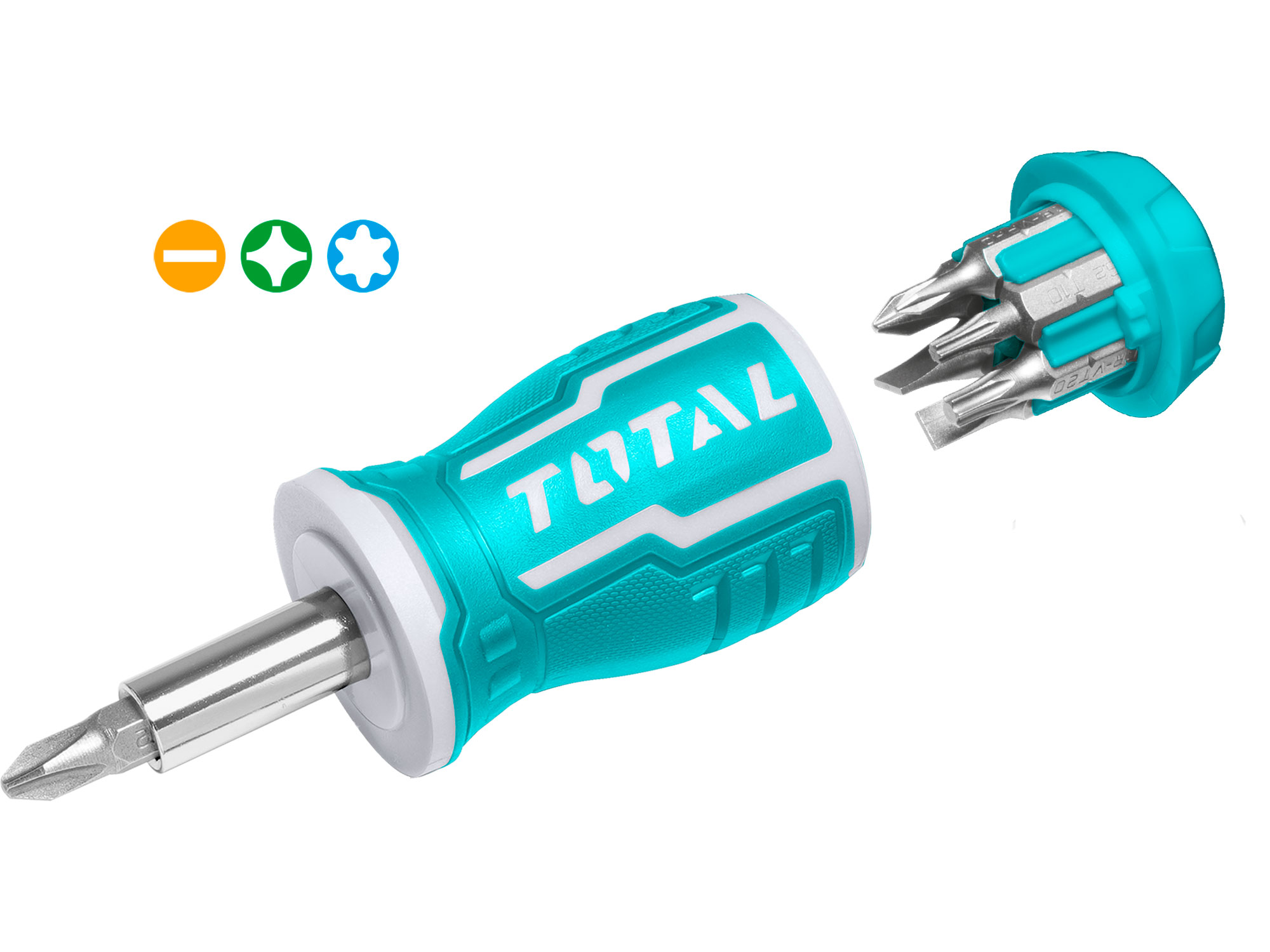 Total Screwdriver 8 in 1, CrV Total Screwdriver 8 in 1, CrV