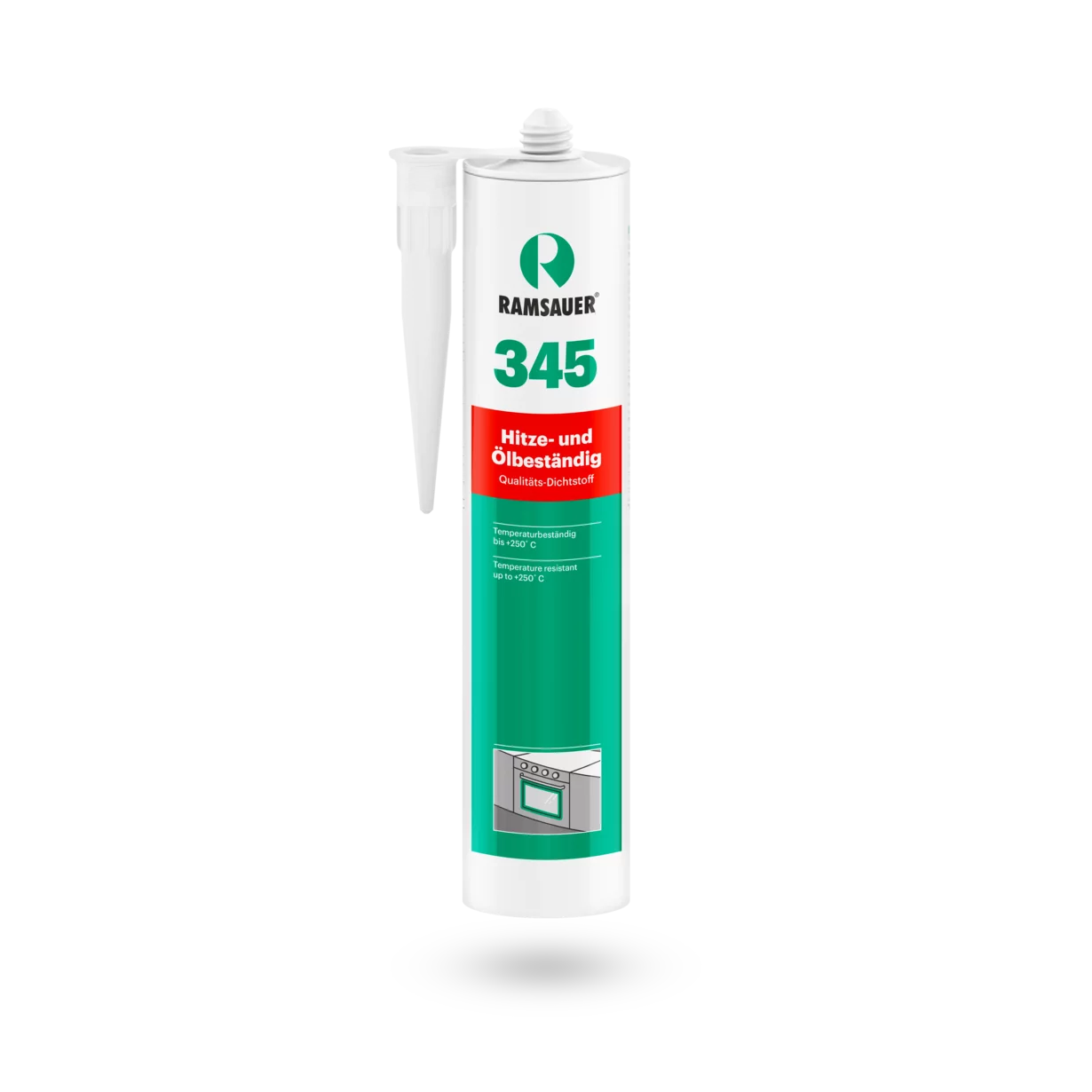 Ramsauer 345 Heat and oil resistant, 310 ml, black Ramsauer 345 Heat and oil resistant, 310 ml, black